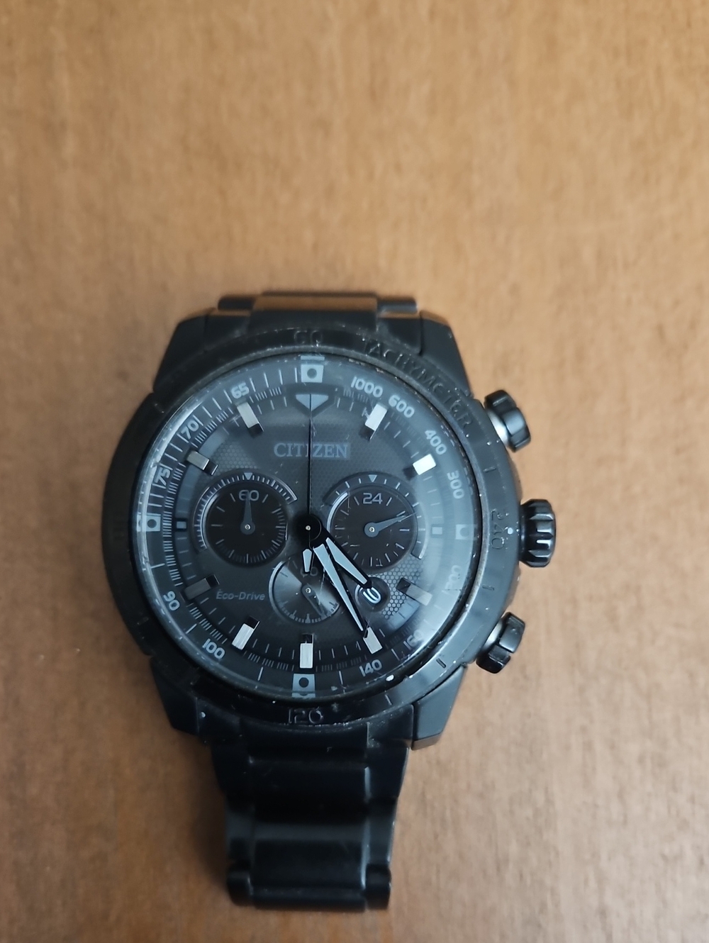 Citizen Eco-Drive Men's Black Chronograph Watch